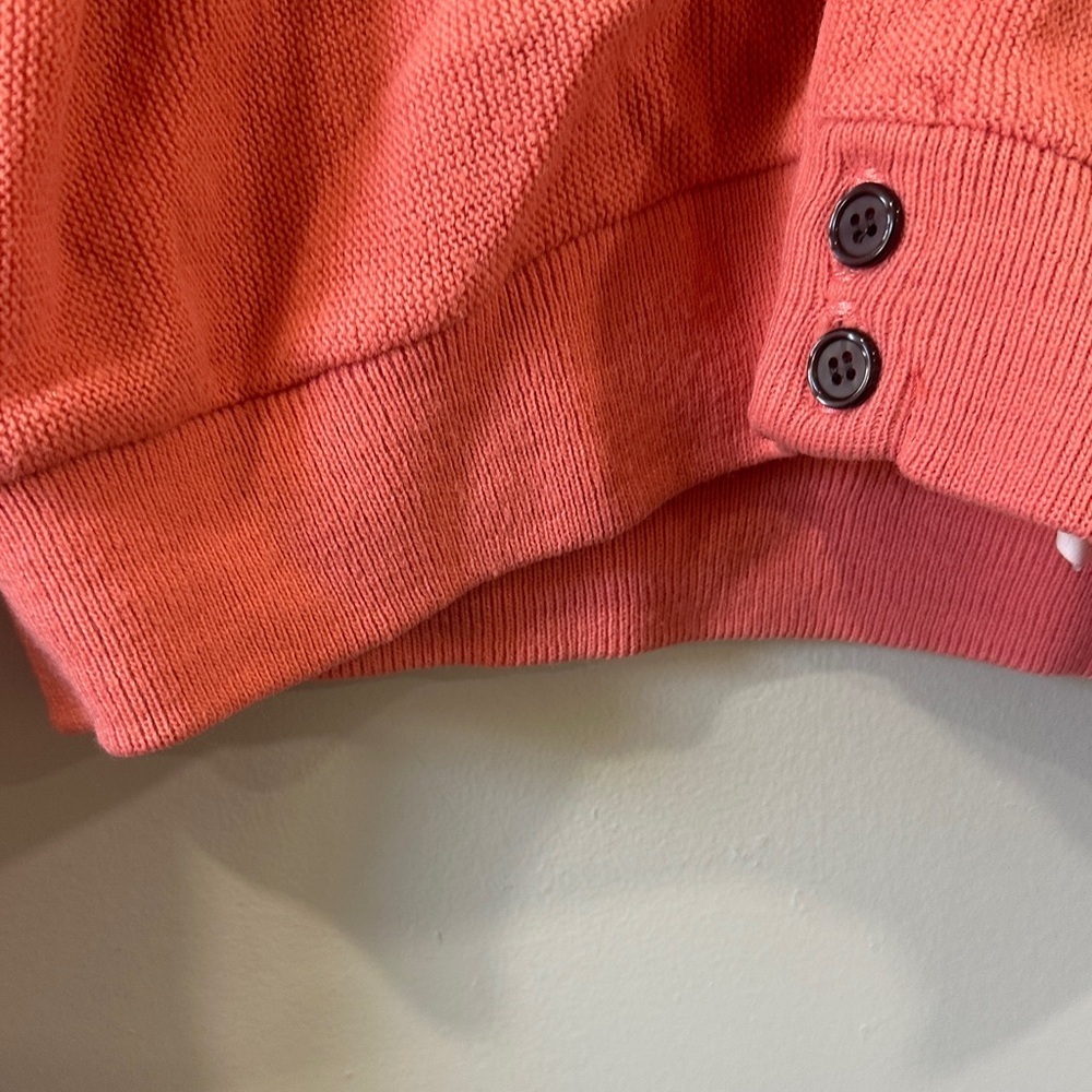 Izod Coral Button-Up Cardigan - Picture 4 of 8
